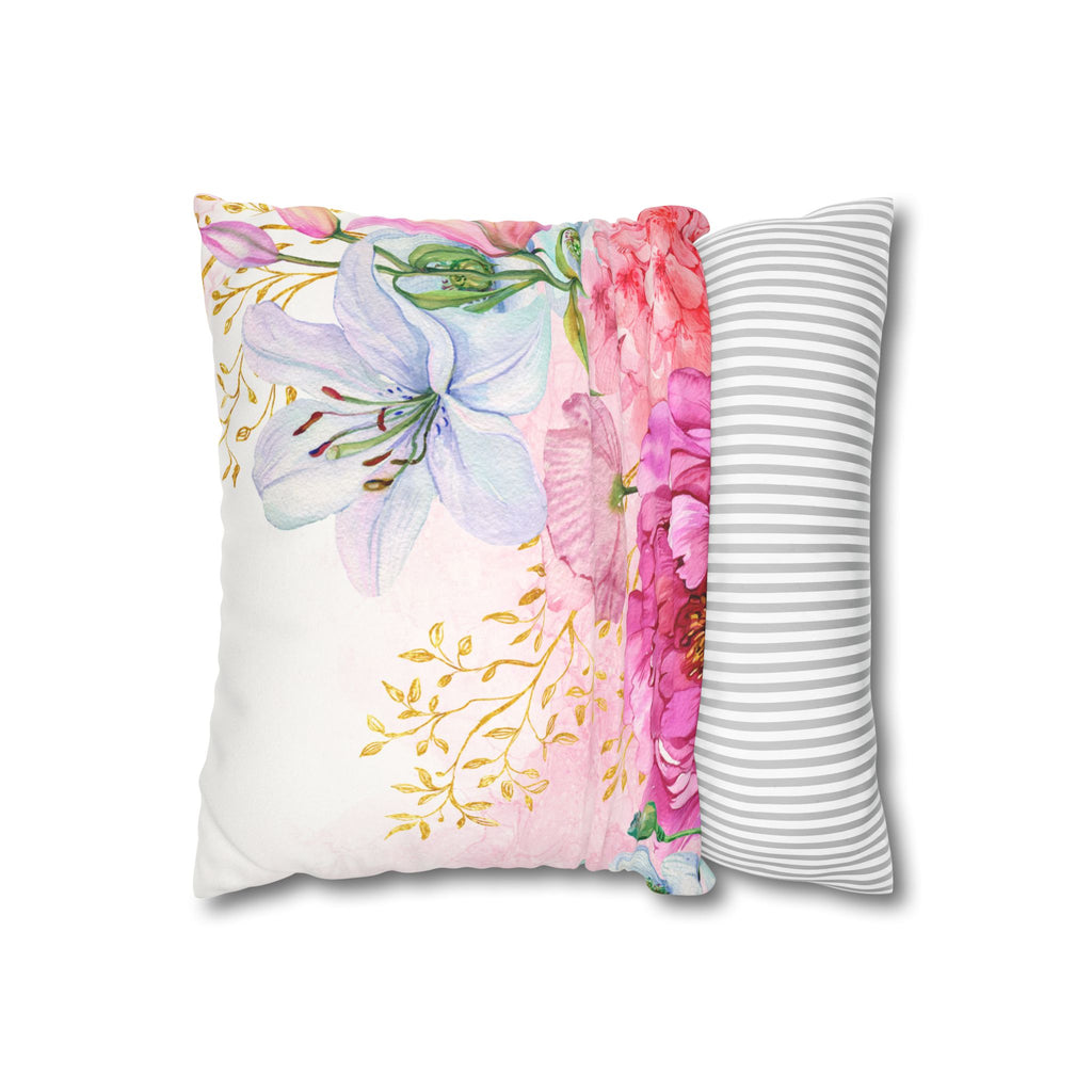 Watercolor Blooms Pillowcase