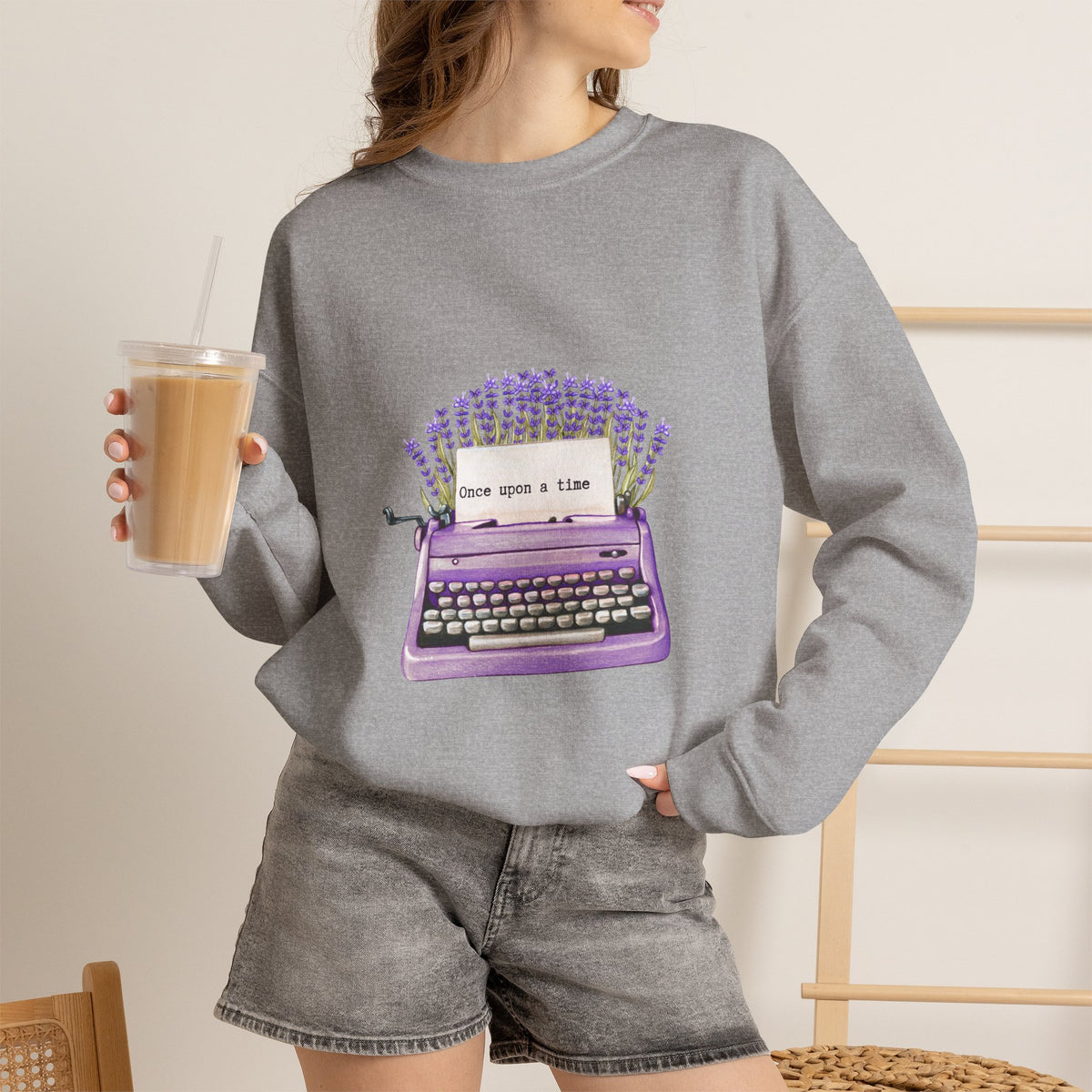 Once Upon a Time Typewriter Sweatshirt