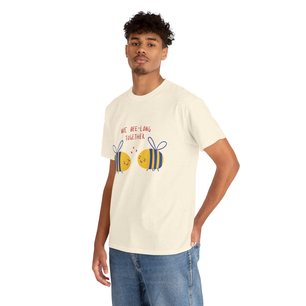 Bee-Long Together Tee — Cute Couples Bee Graphic Unisex Shirt