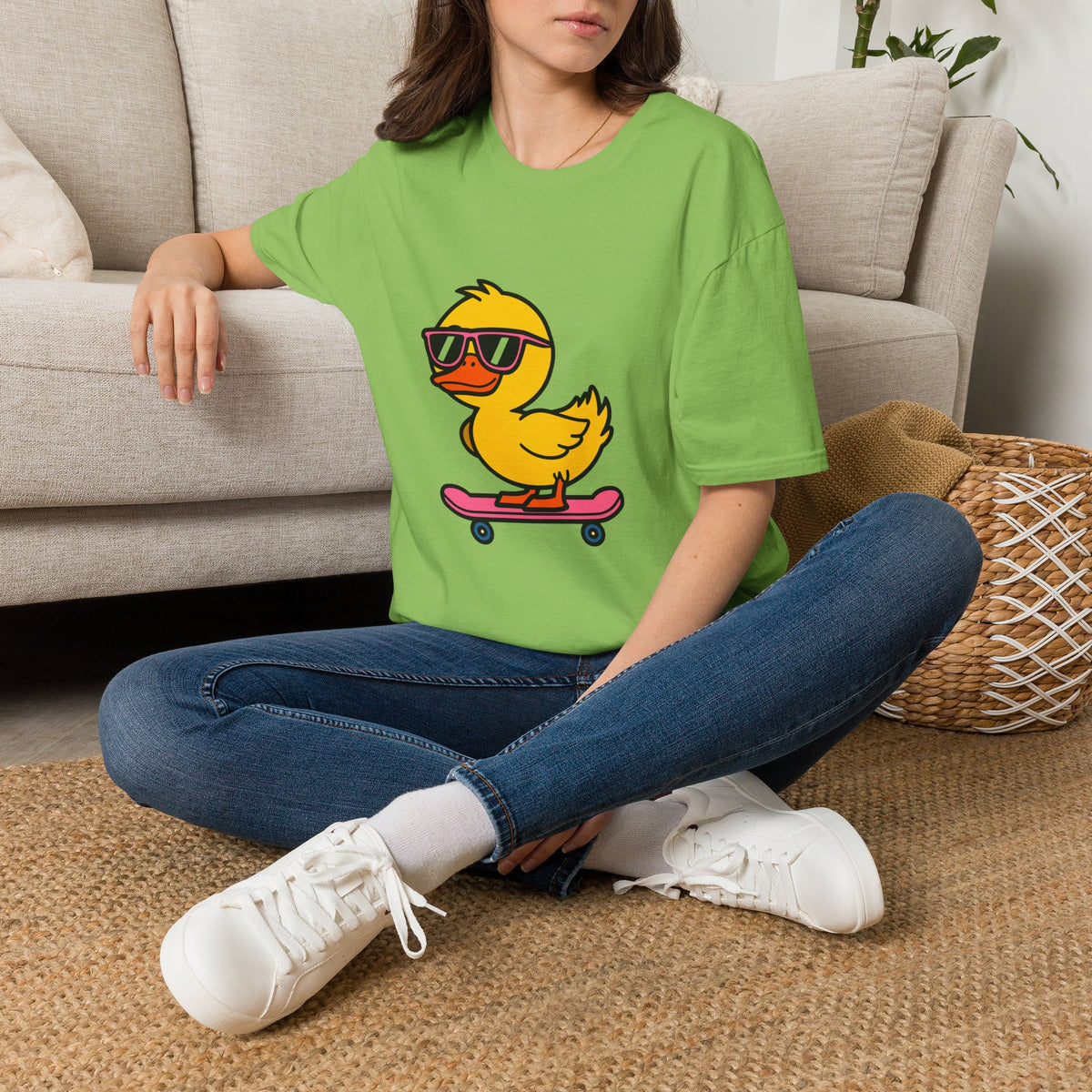 Cool Skateboard Duck T-Shirt