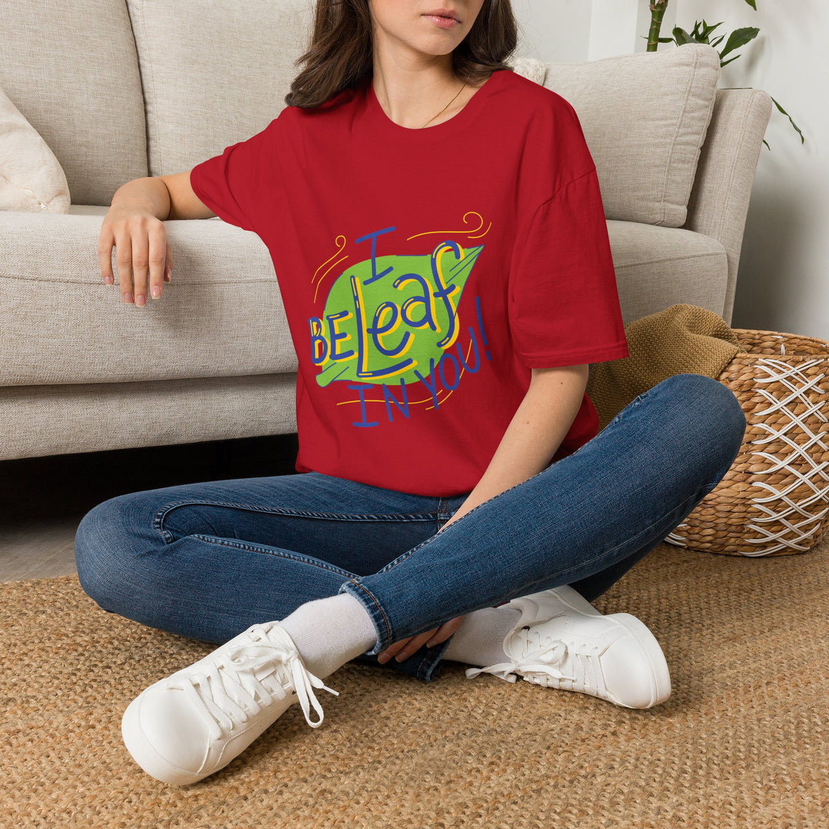 “I Beleaf In You” Plant Pun Tee