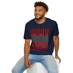 Minimalist Red Barcode T-Shirt