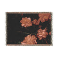Vintage Floral Woven Blanket