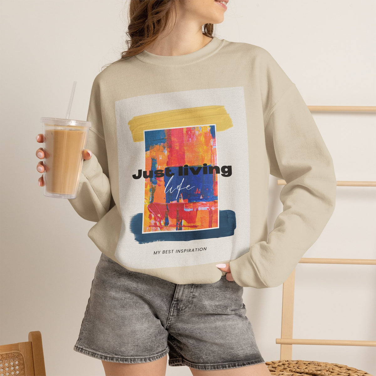 Just Living Crewneck Sweatshirt