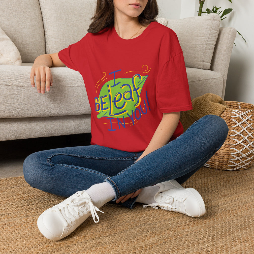 “I Beleaf In You” Plant Pun Tee