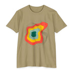 Abstract Topographic Lines T-Shirt