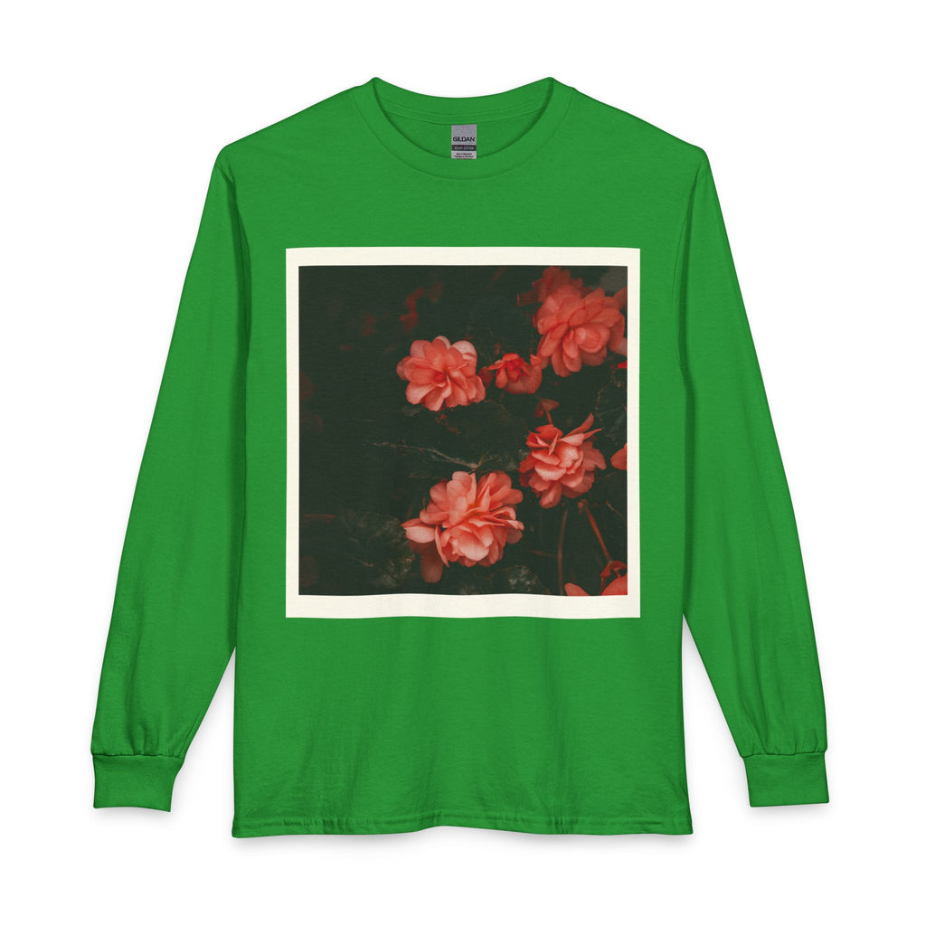 Floral Vintage Rose Long Sleeve Tee