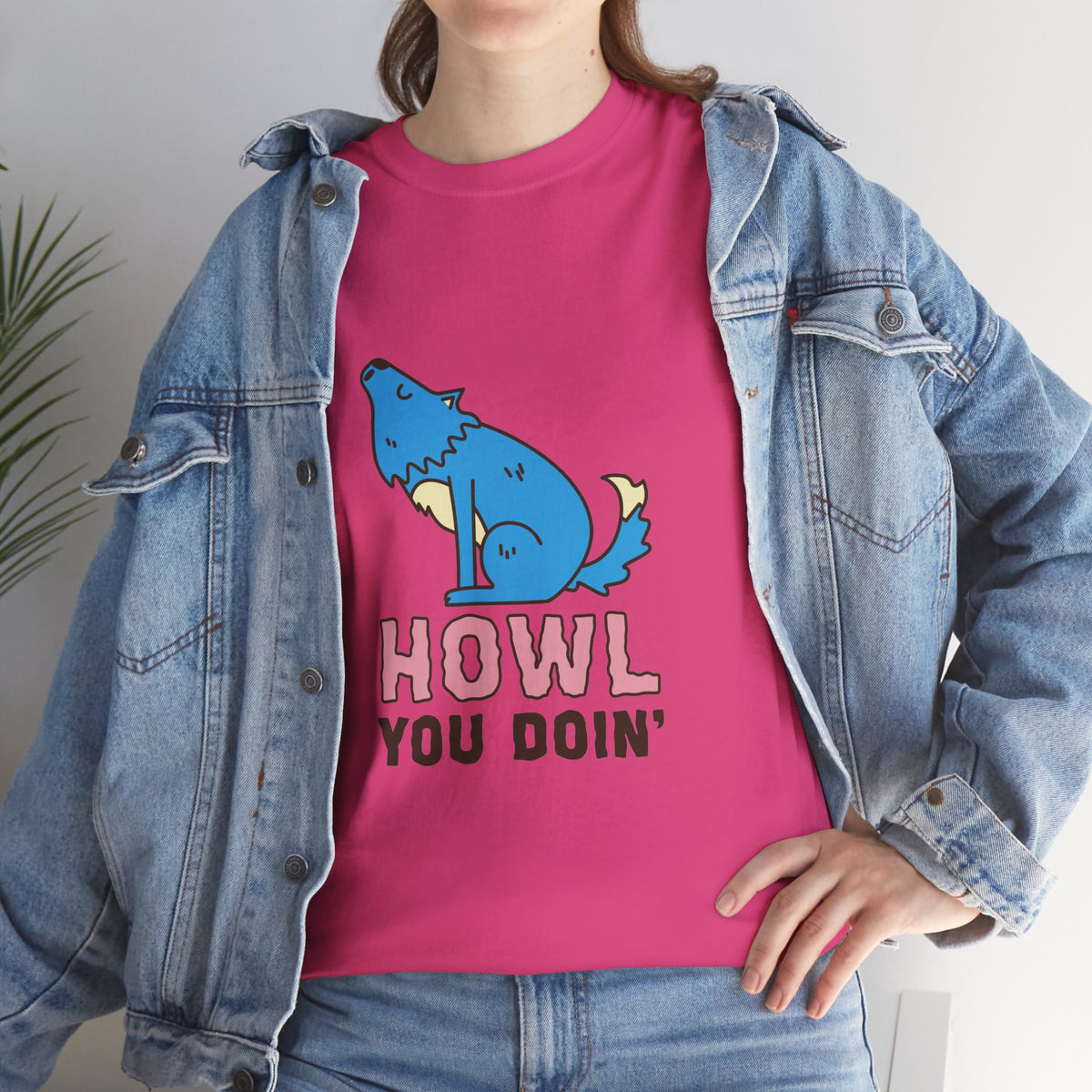 Howl You Doin' Wolf Unisex T-Shirt