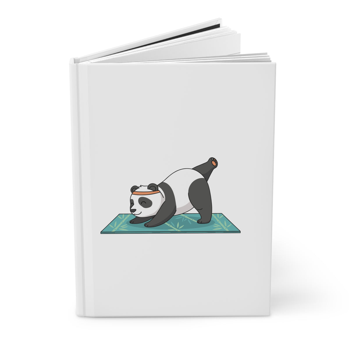 Panda Yoga Hardcover Journal