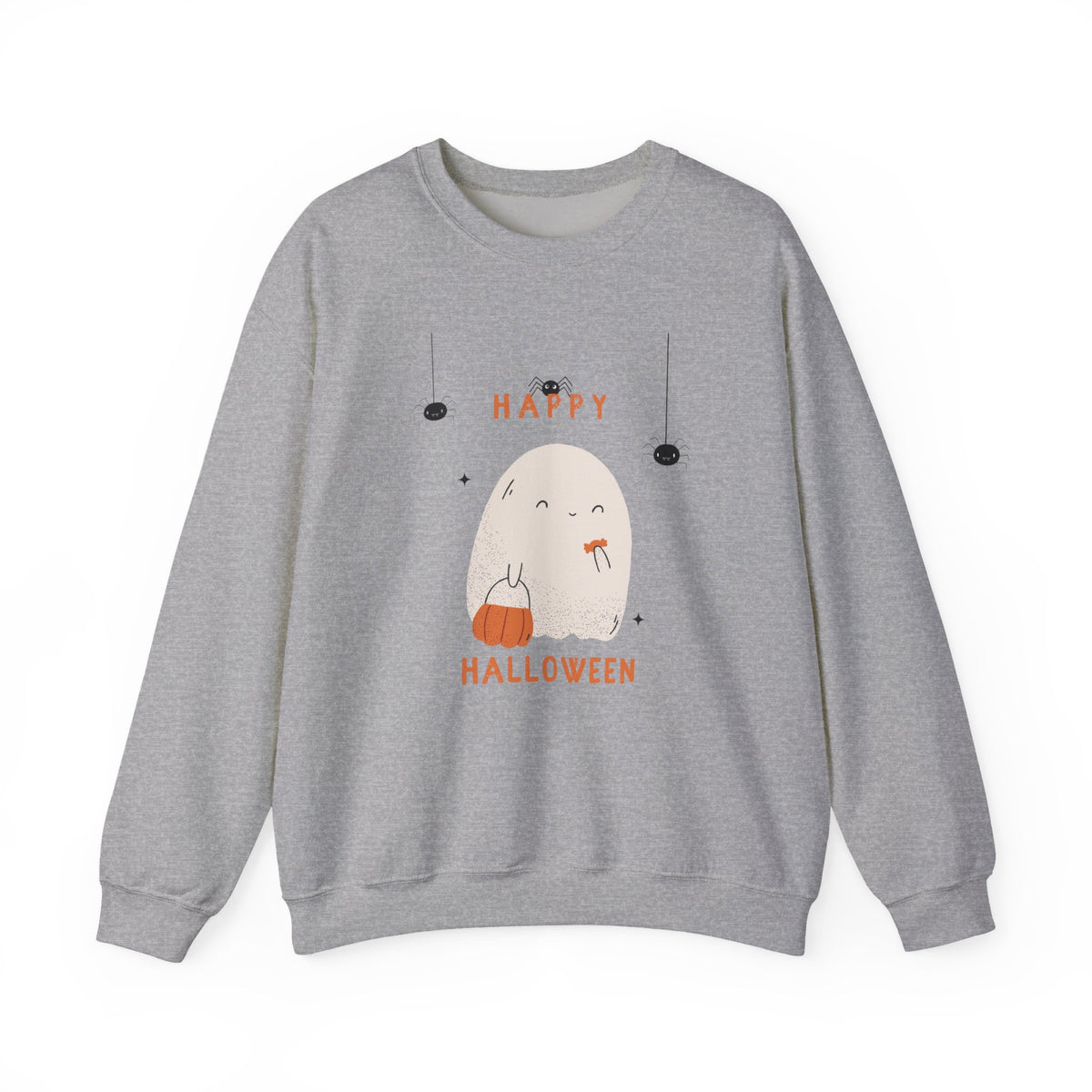 Cute Ghost Halloween Crewnec