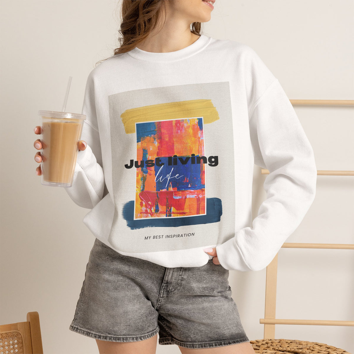 Just Living Crewneck Sweatshirt