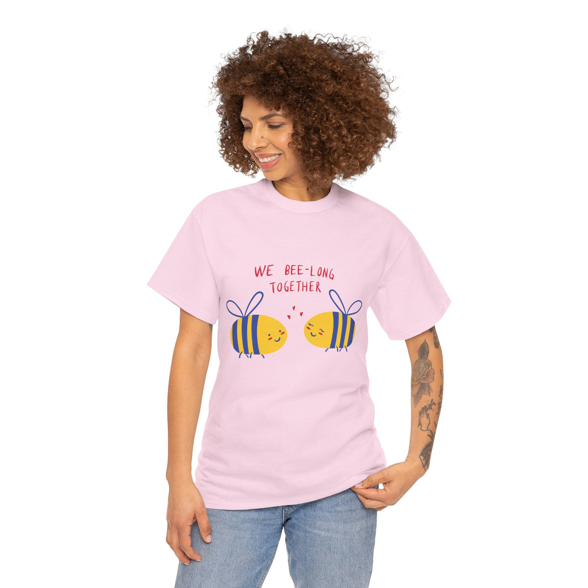 Bee-Long Together Tee — Cute Couples Bee Graphic Unisex Shirt