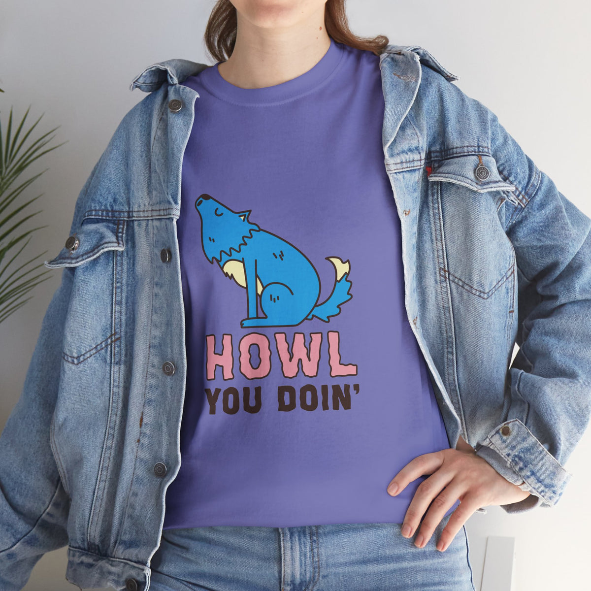 Howl You Doin' Wolf Unisex T-Shirt