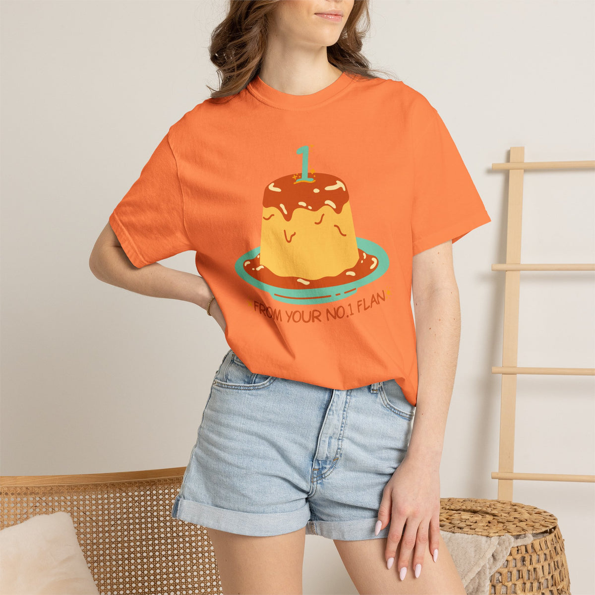 From Your No.1 Flan Graphic T-Shirt