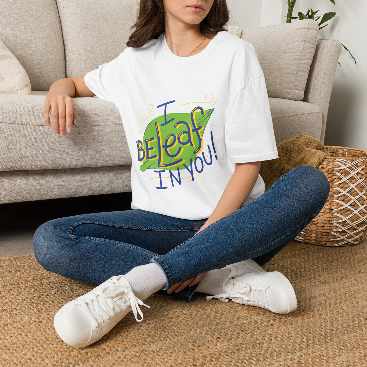 “I Beleaf In You” Plant Pun Tee