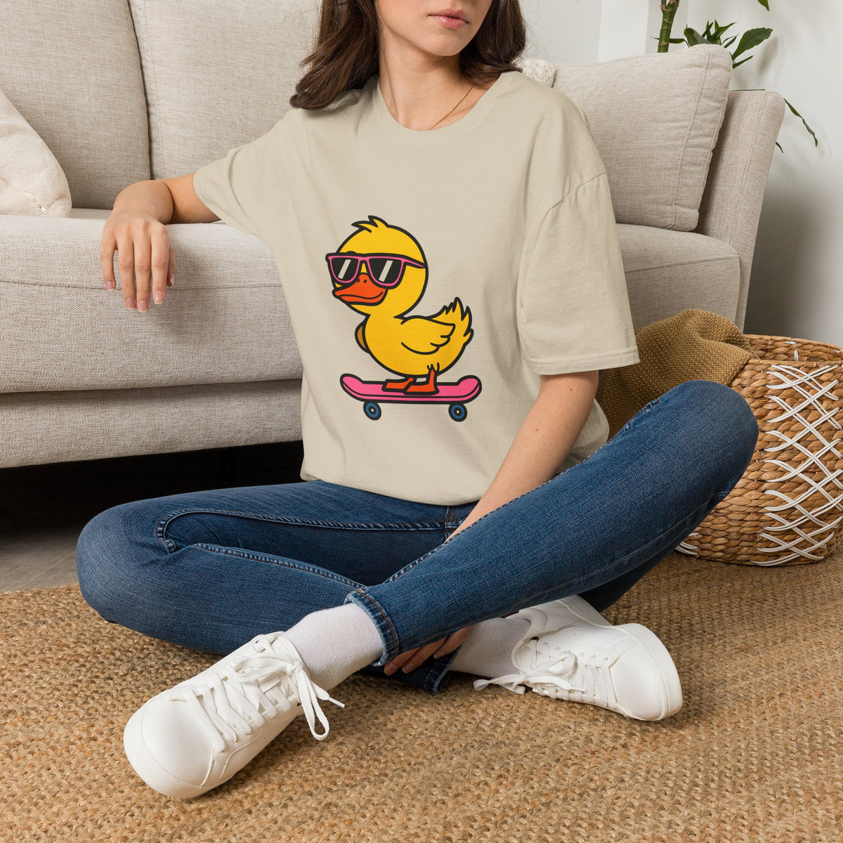 Cool Skateboard Duck T-Shirt
