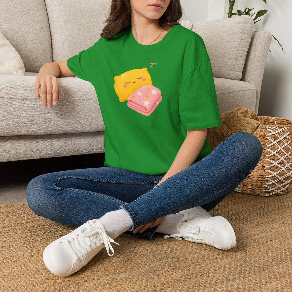 Kawaii Sleeping Pillow T-Shirt