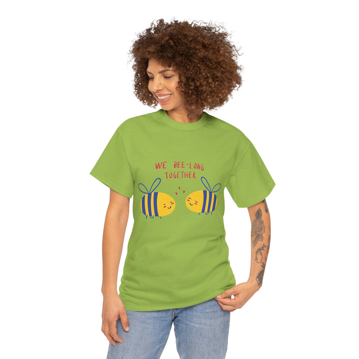 Bee-Long Together Tee — Cute Couples Bee Graphic Unisex Shirt