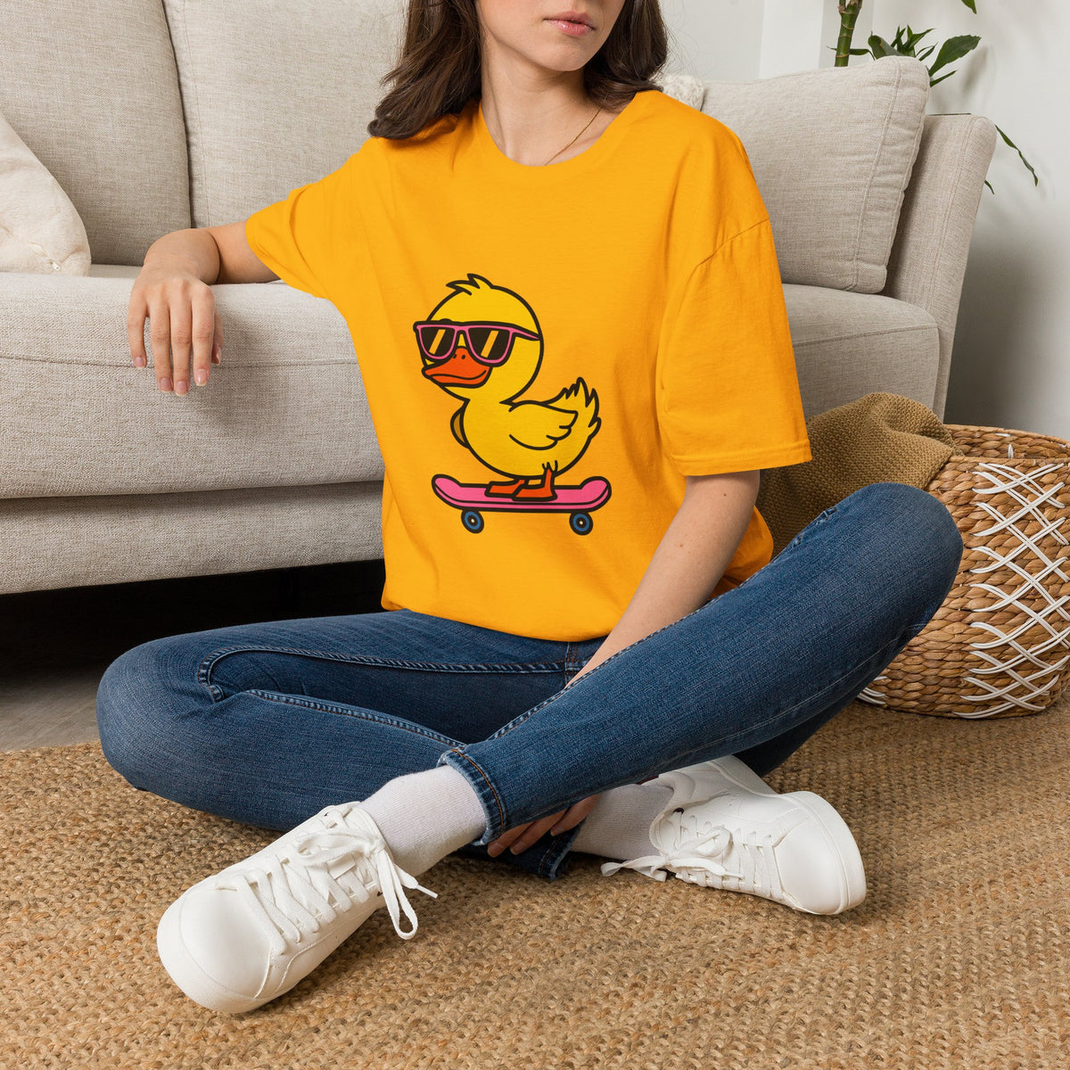 Cool Skateboard Duck T-Shirt