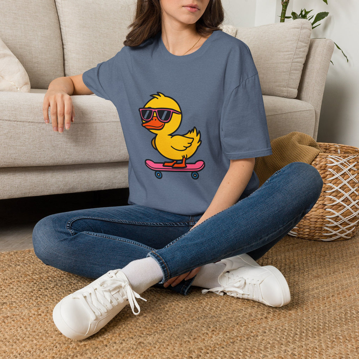 Cool Skateboard Duck T-Shirt