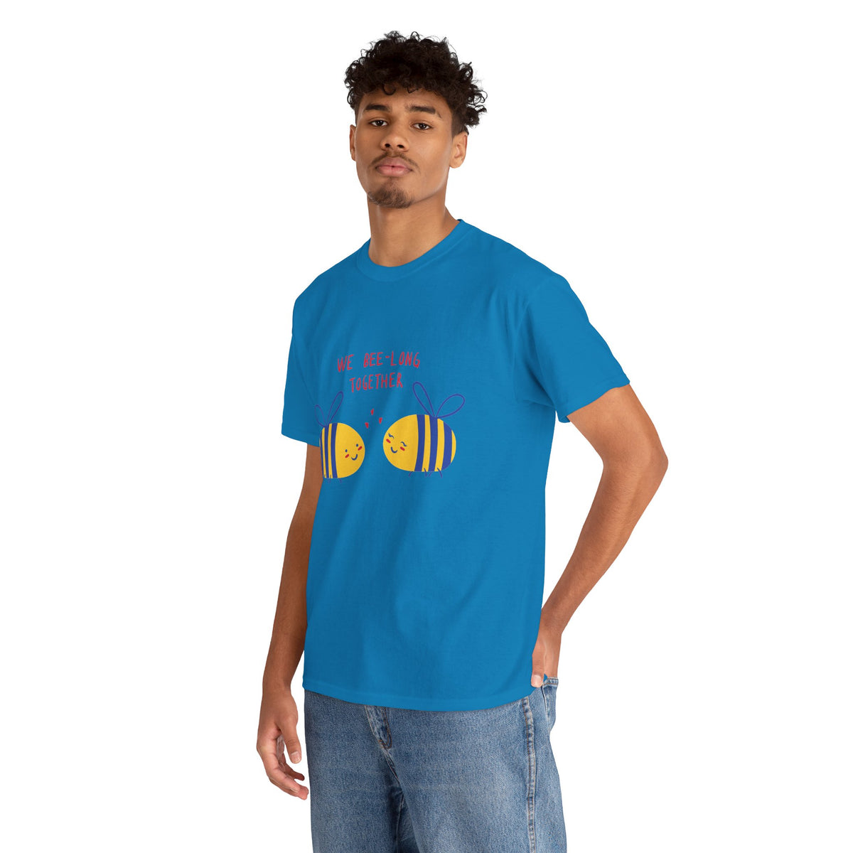 Bee-Long Together Tee — Cute Couples Bee Graphic Unisex Shirt