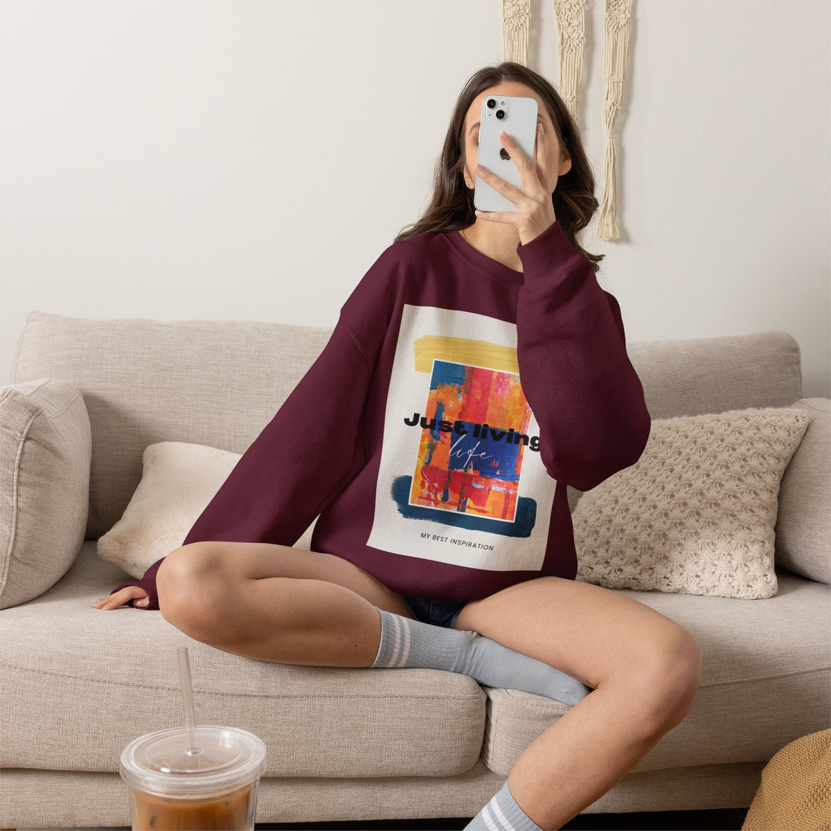 Just Living Crewneck Sweatshirt