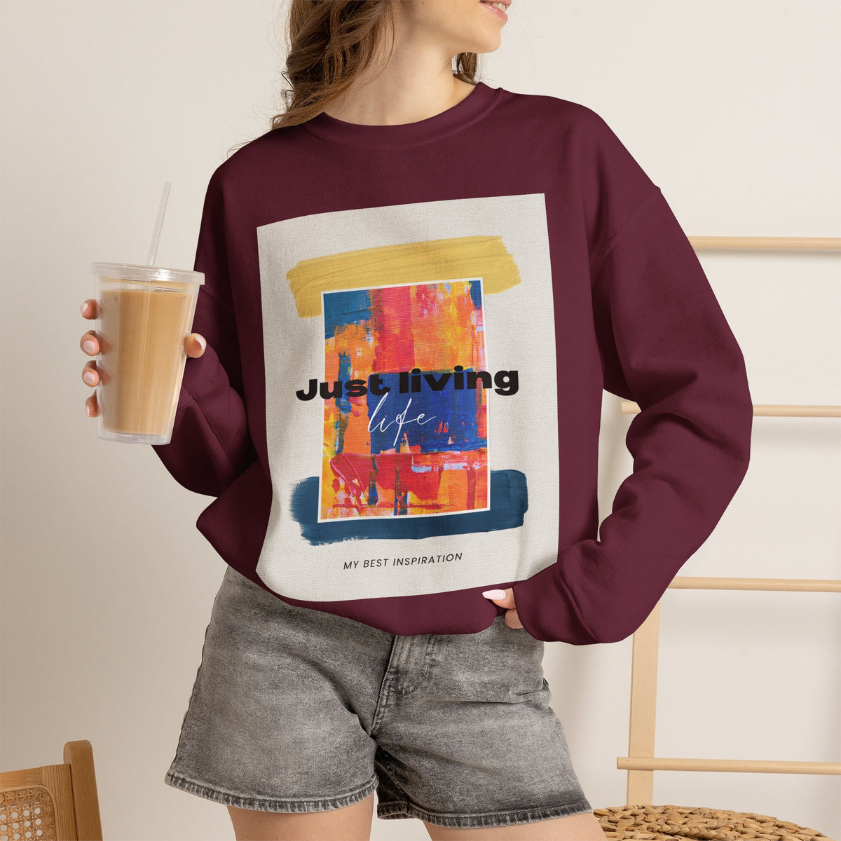 Just Living Crewneck Sweatshirt