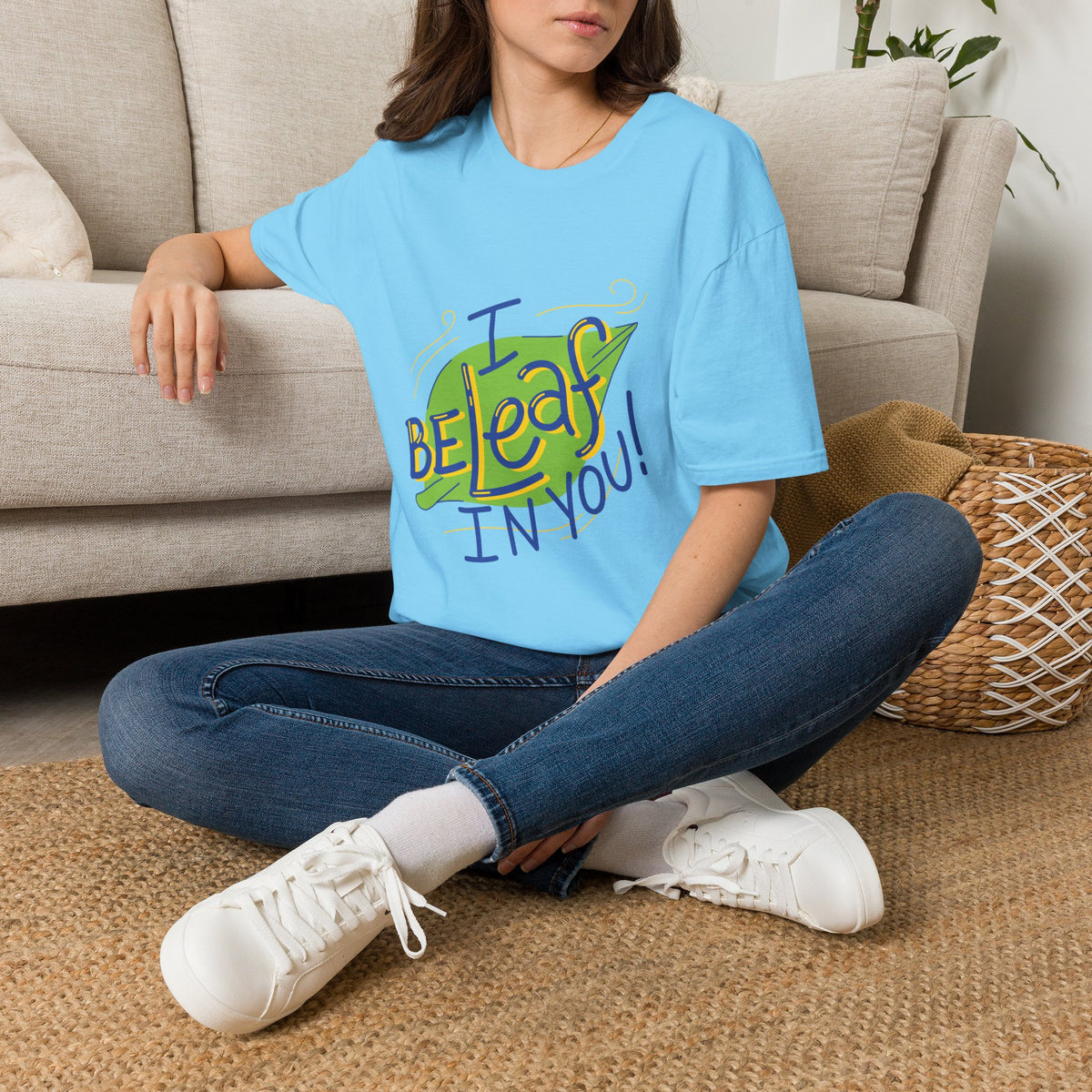 “I Beleaf In You” Plant Pun Tee