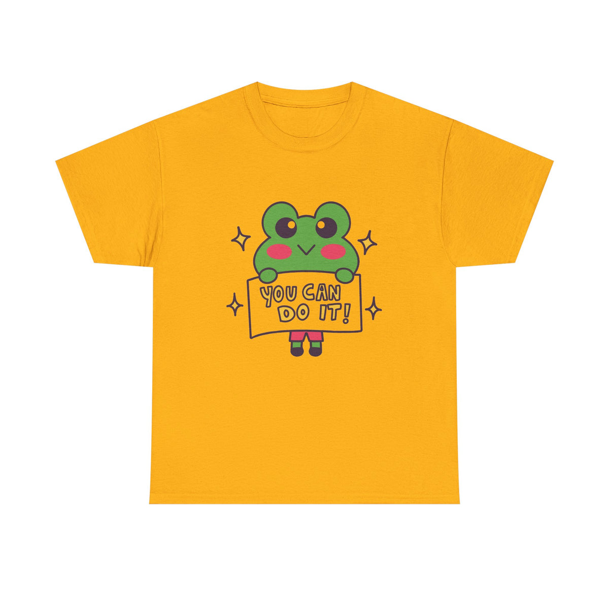 Cute Frog "You Can Do It!" Tee