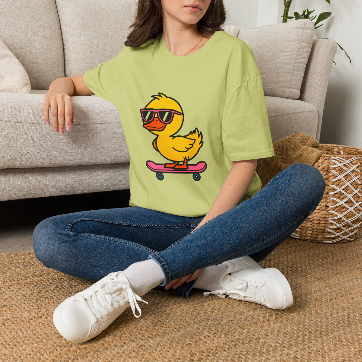 Cool Skateboard Duck T-Shirt