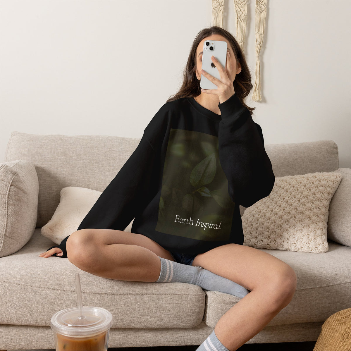 Earth Inspired Crewneck Sweatshirt