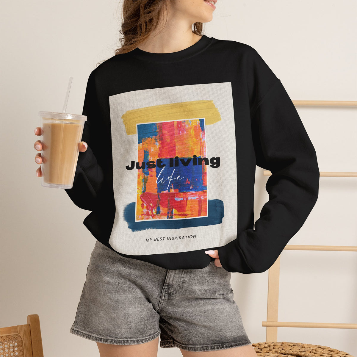 Just Living Crewneck Sweatshirt
