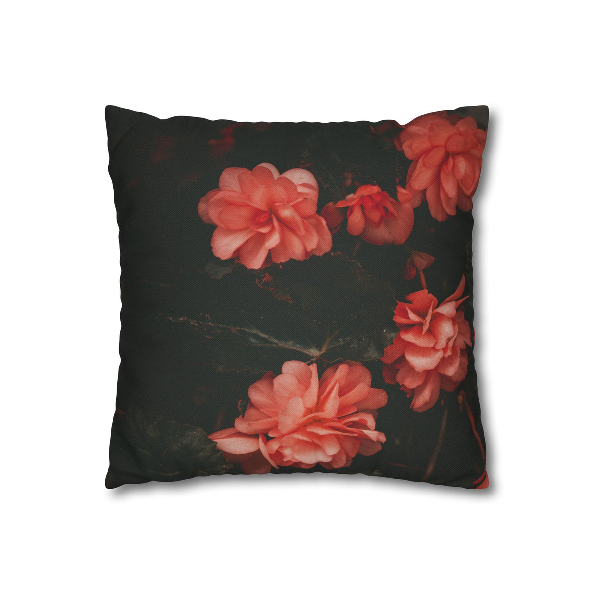 Vintage Floral Throw Pillowcase