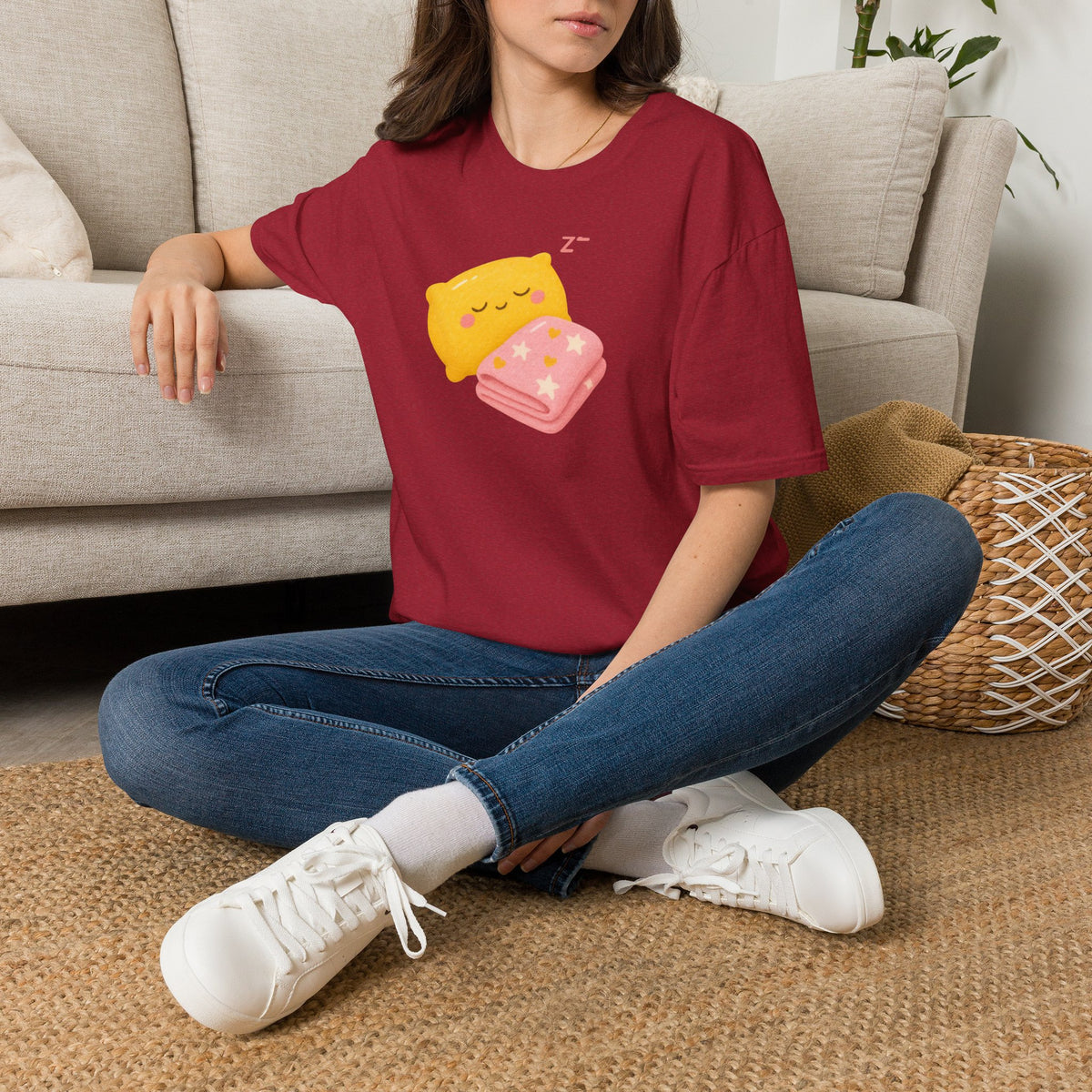 Kawaii Sleeping Pillow T-Shirt