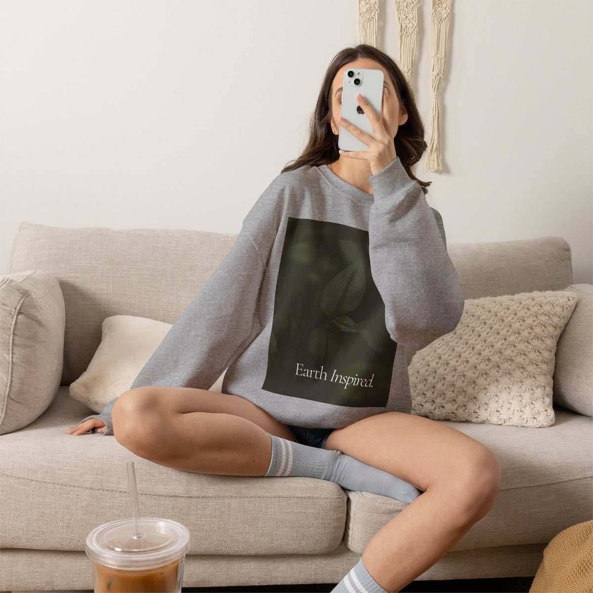 Earth Inspired Crewneck Sweatshirt