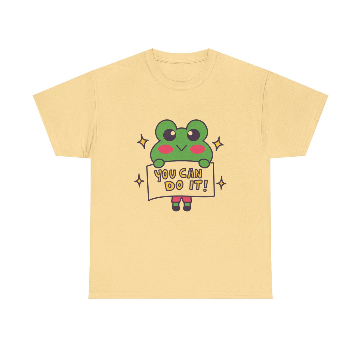 Cute Frog "You Can Do It!" Tee