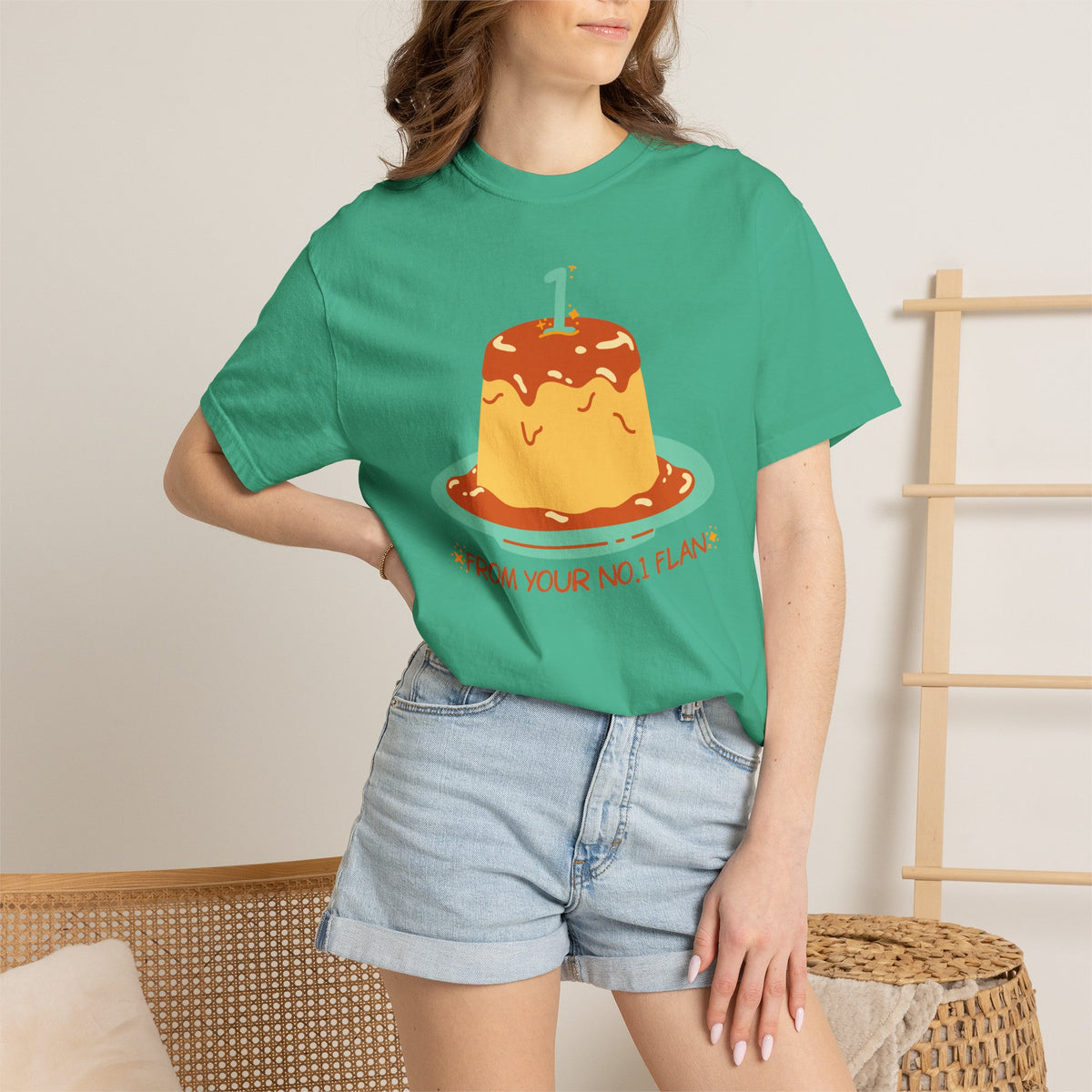 From Your No.1 Flan Graphic T-Shirt