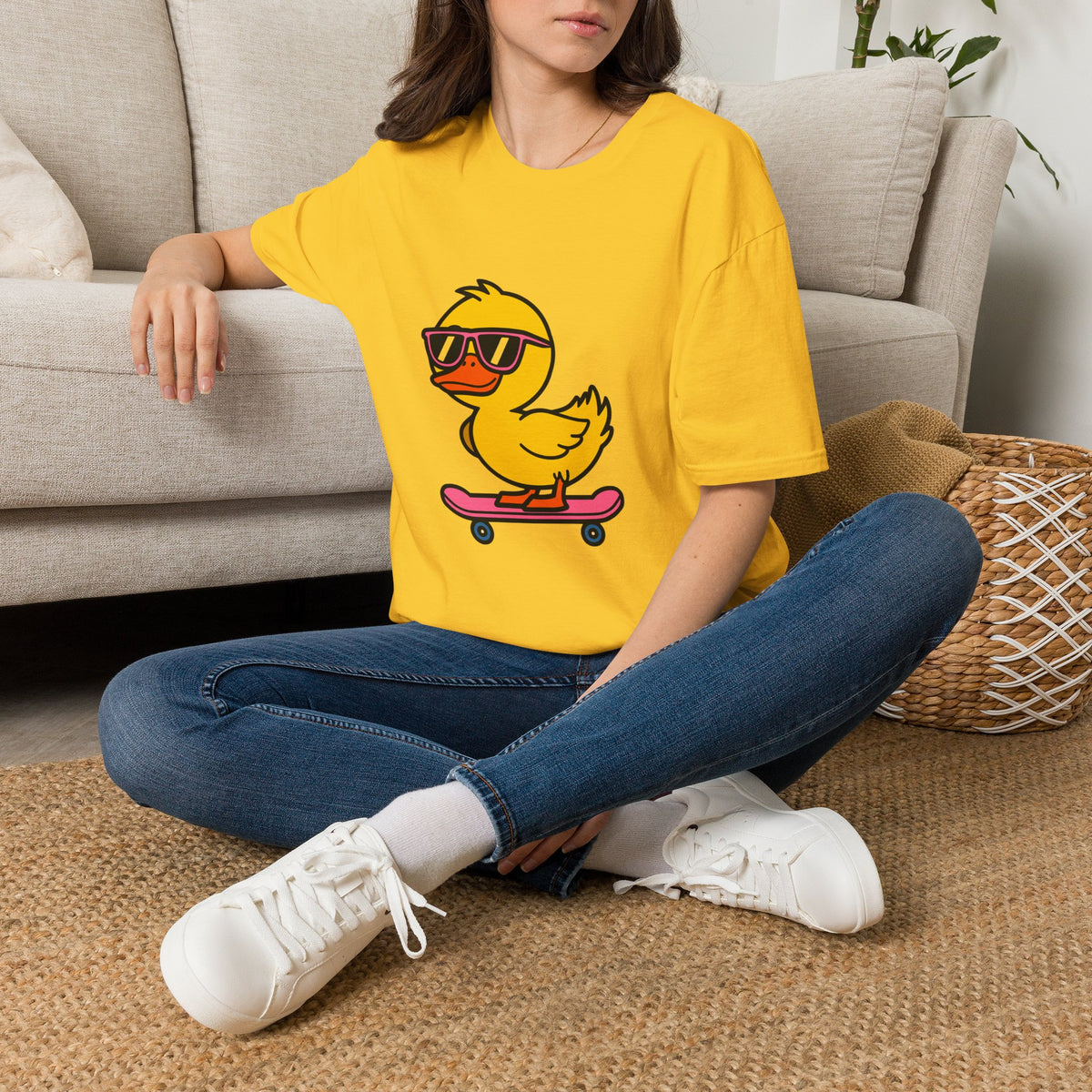 Cool Skateboard Duck T-Shirt