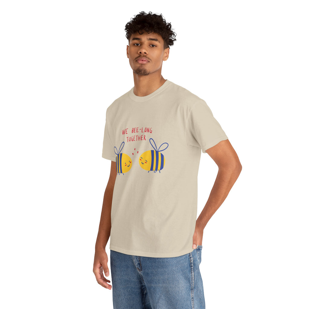 Bee-Long Together Tee — Cute Couples Bee Graphic Unisex Shirt