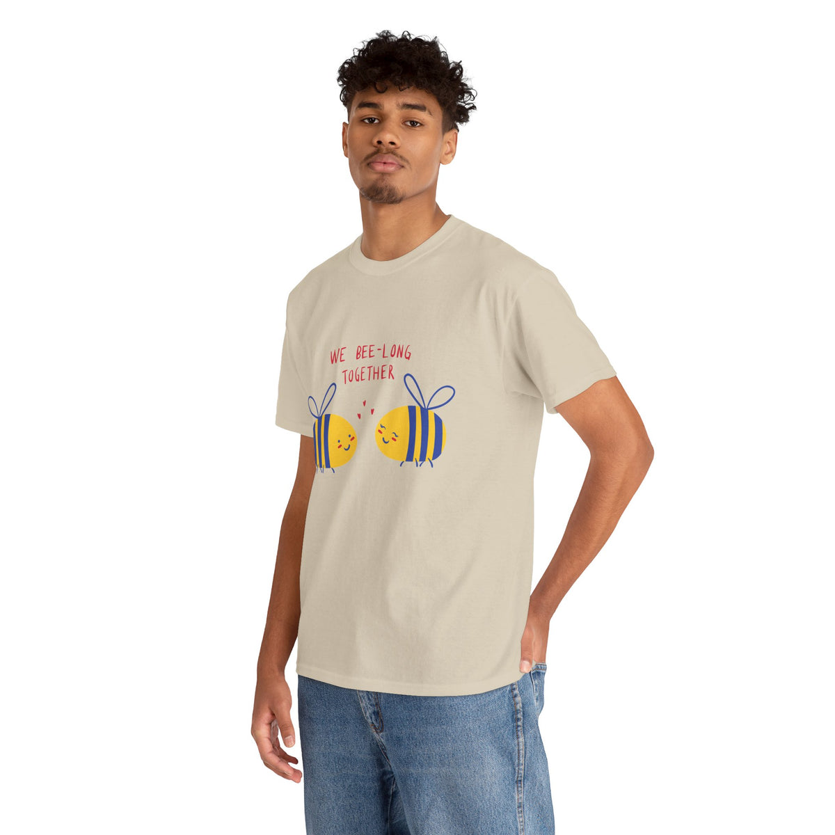 Bee-Long Together Tee — Cute Couples Bee Graphic Unisex Shirt