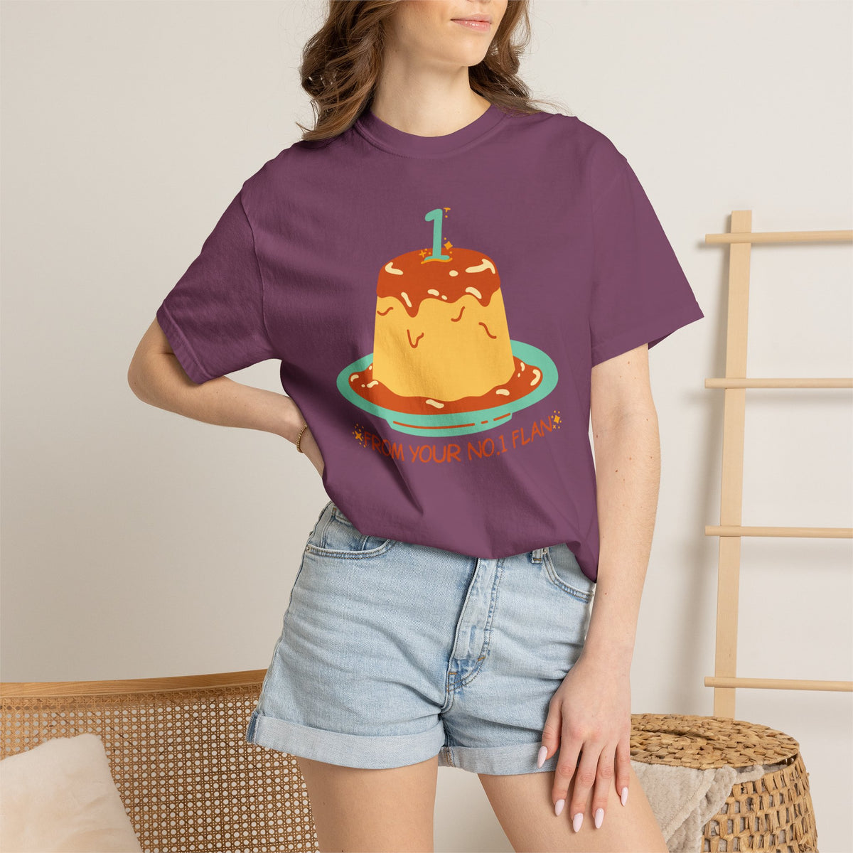 From Your No.1 Flan Graphic T-Shirt