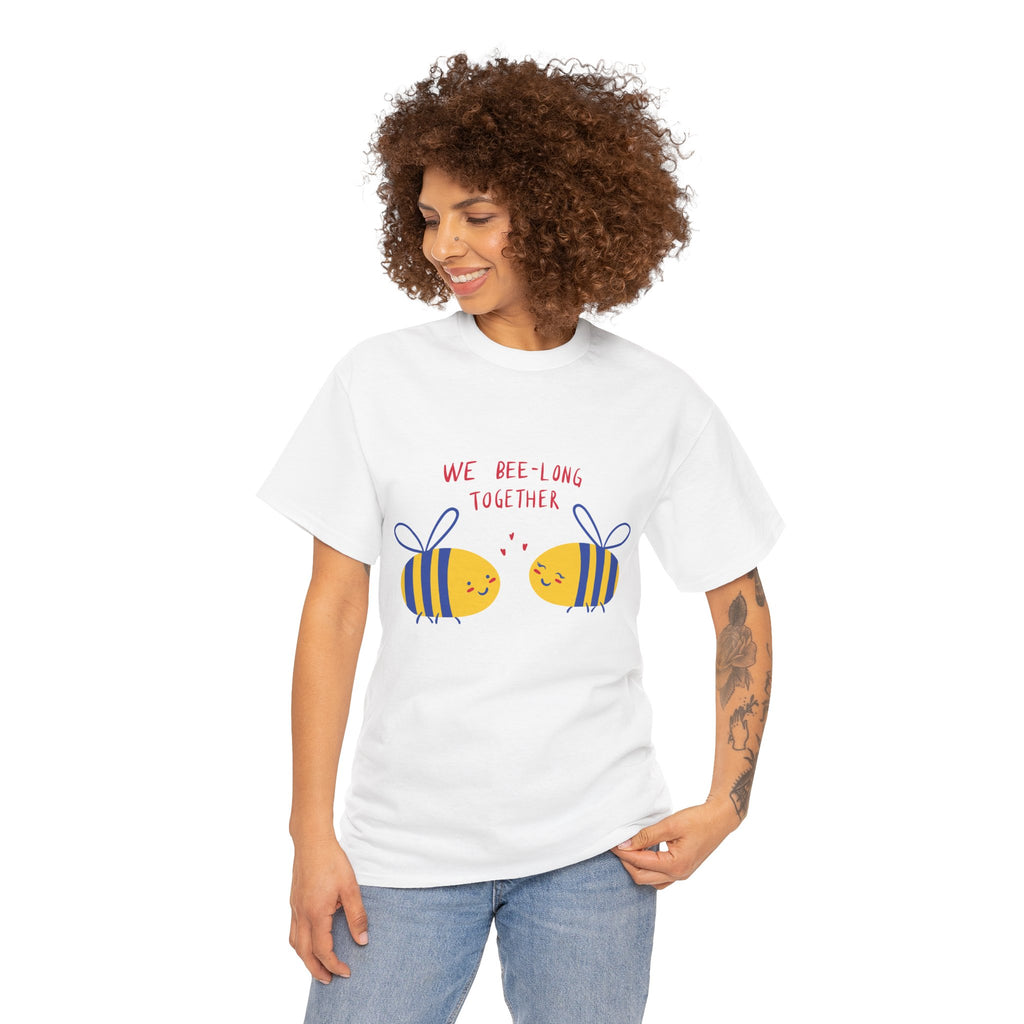 Bee-Long Together Tee — Cute Couples Bee Graphic Unisex Shirt