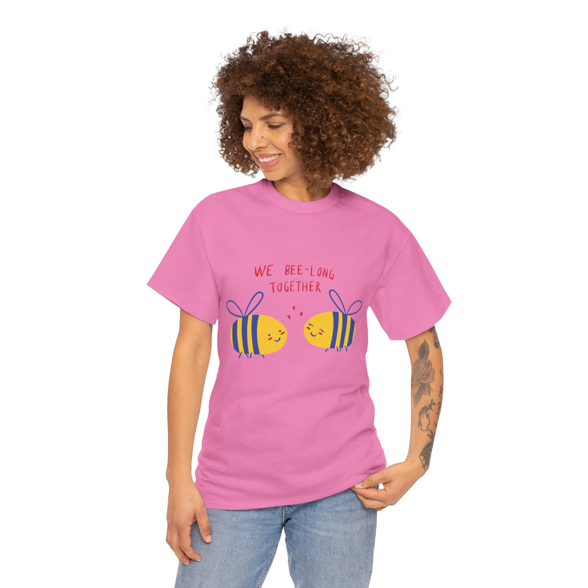Bee-Long Together Tee — Cute Couples Bee Graphic Unisex Shirt