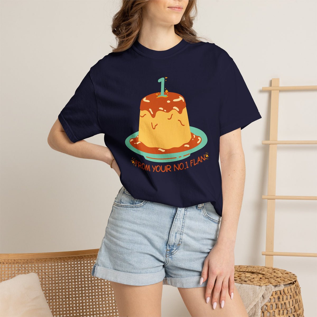 From Your No.1 Flan Graphic T-Shirt