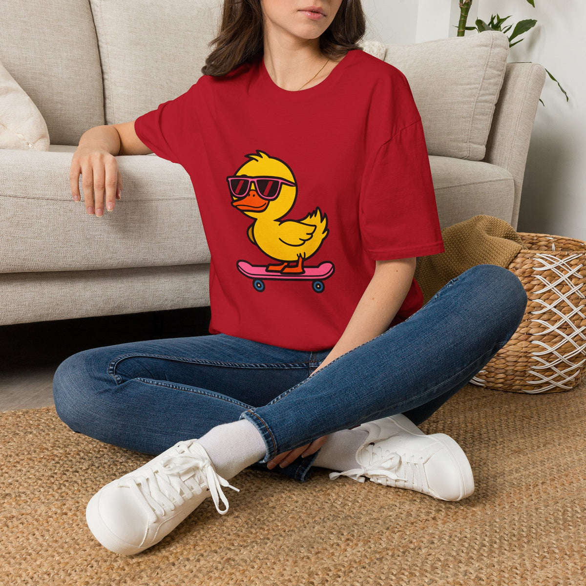 Cool Skateboard Duck T-Shirt