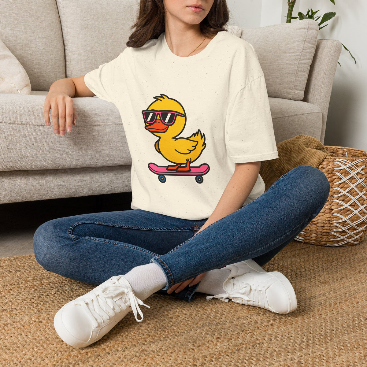 Cool Skateboard Duck T-Shirt