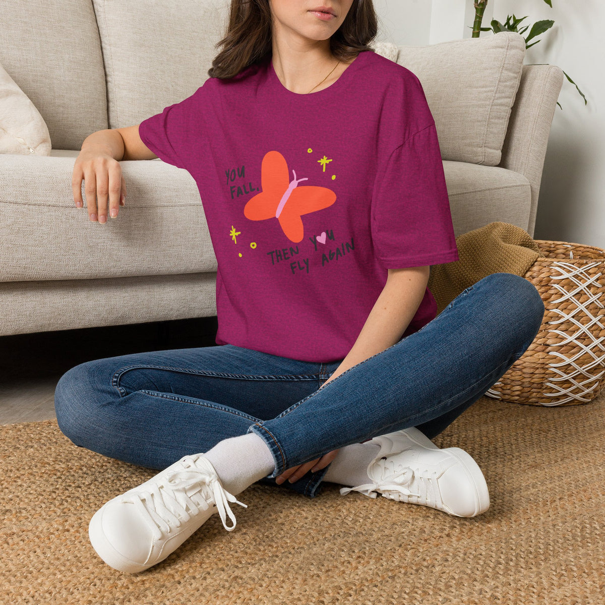 "You Fall, Then You Fly Again" T-Shirt