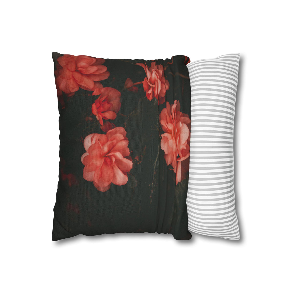 Vintage Floral Throw Pillowcase