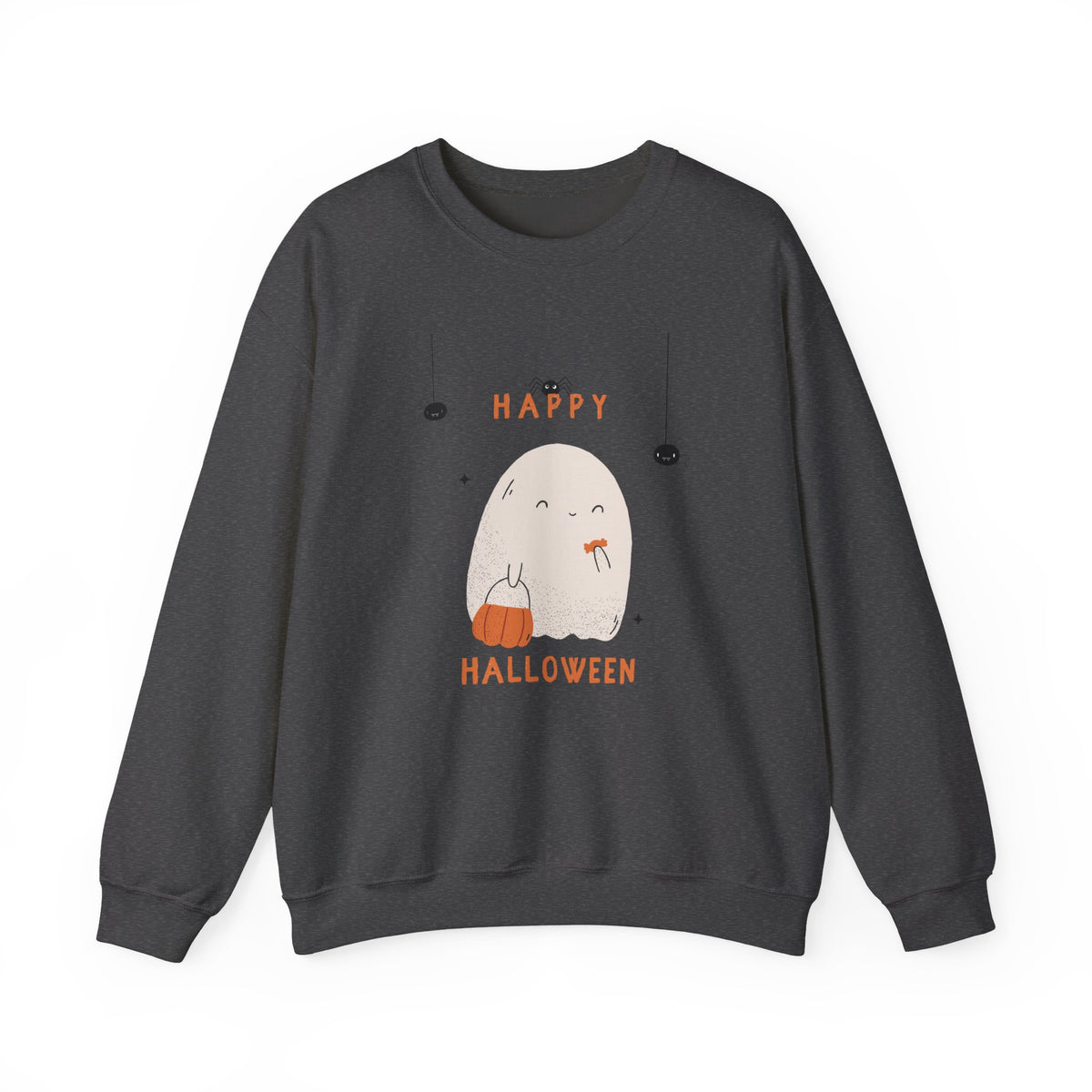 Cute Ghost Halloween Crewnec