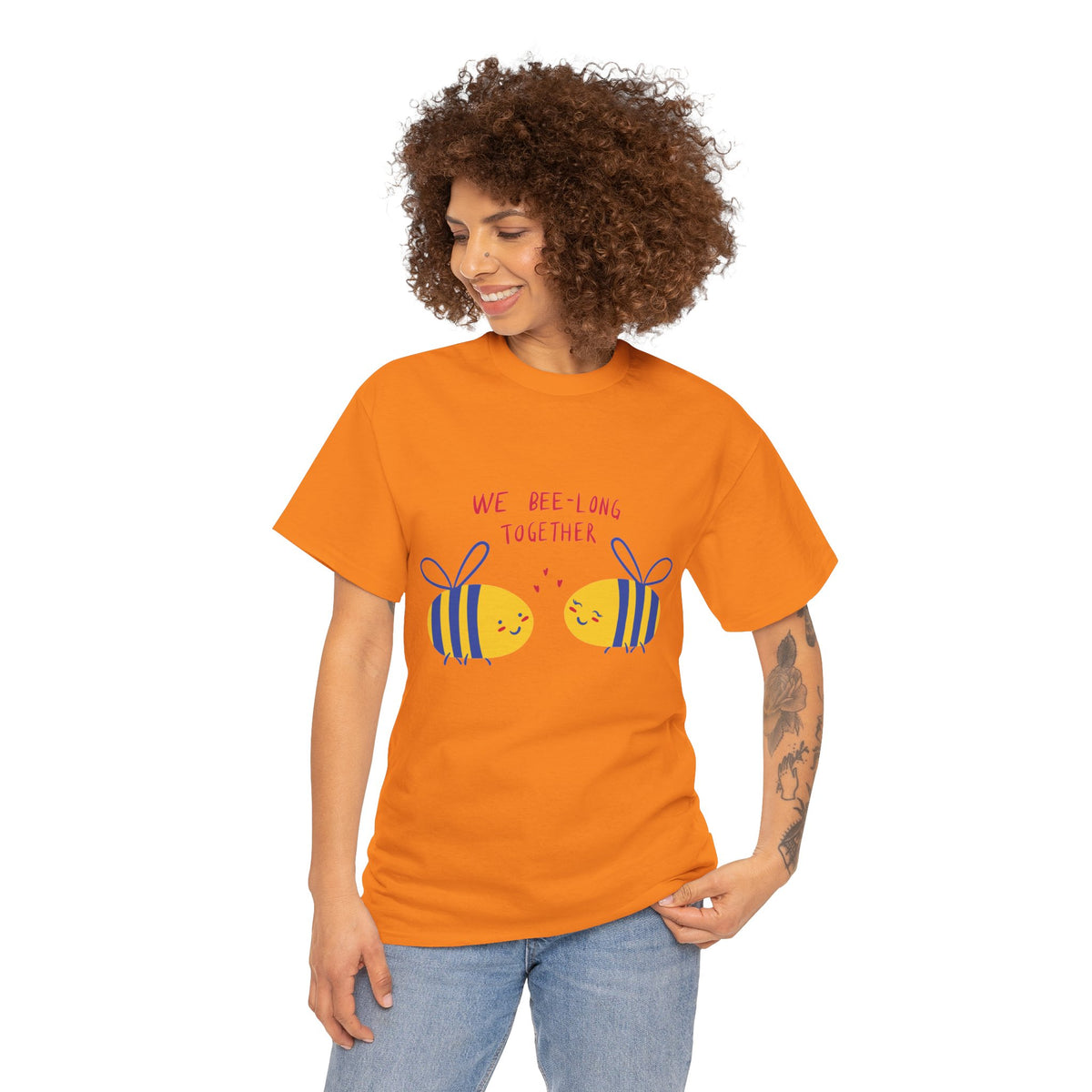 Bee-Long Together Tee — Cute Couples Bee Graphic Unisex Shirt